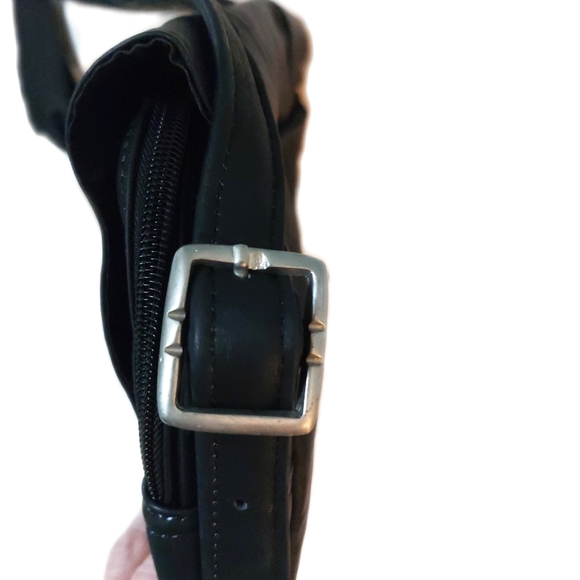 Pangea NBA Brands Black Leather Flap Over Laptop Messenger Bag - NBA - CELTICS - Picture 6 of 7